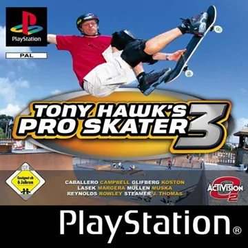 Tony Hawk Pro Skater 3 (US) box cover front